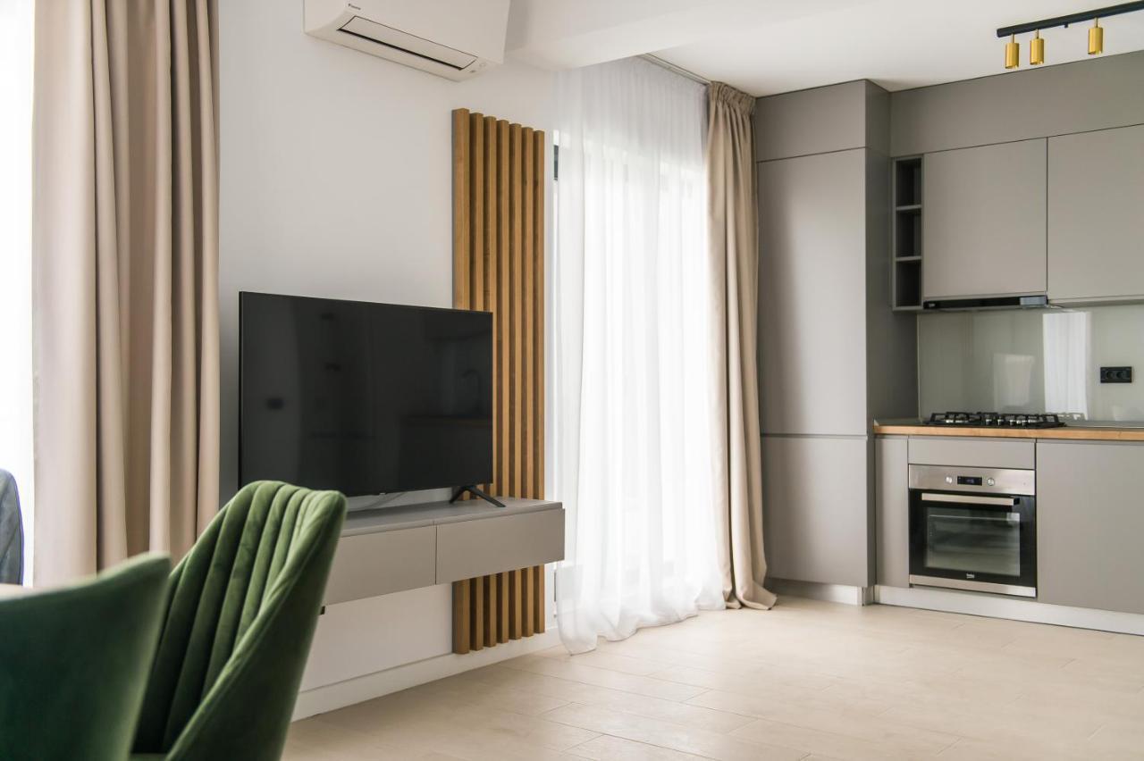 Luxury Promenada Apartment - Frontal Beachfront Mamaia Nord Năvodari Exterior foto